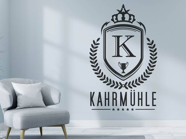 Wandtattoo Kahrmühle Wappen
