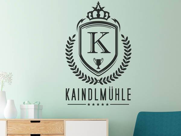 Wandtattoo Kaindlmühle Wappen