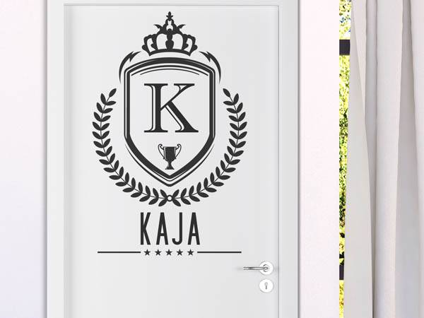 Wandtattoo Kaja Wappen