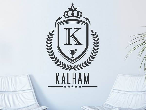 Wandtattoo Kalham Wappen