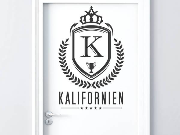 Wandtattoo Kalifornien Wappen