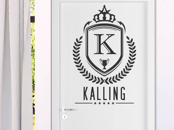 Wandtattoo Kalling Wappen