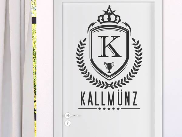 Wandtattoo Kallmünz Wappen