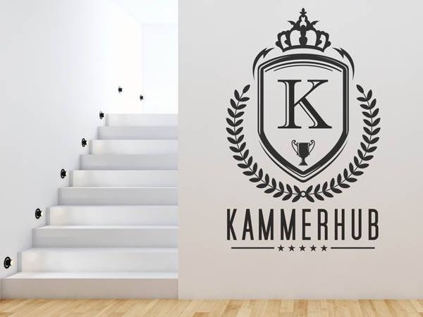 Wandtattoo Kammerhub Wappen