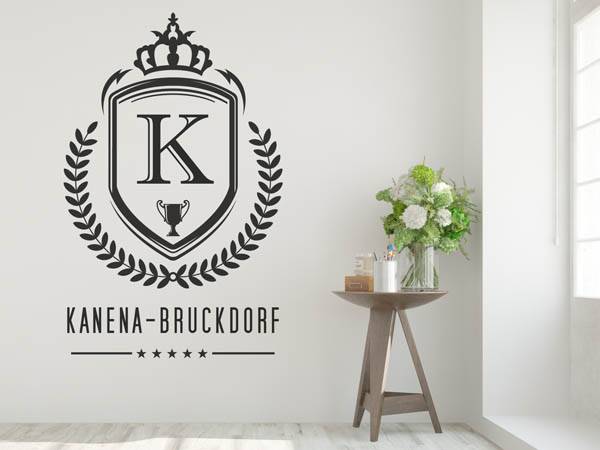 Wandtattoo Kanena-Bruckdorf Wappen