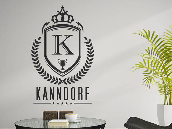 Wandtattoo Kanndorf Wappen