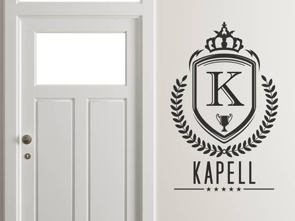 Wandtattoo Kapell Wappen