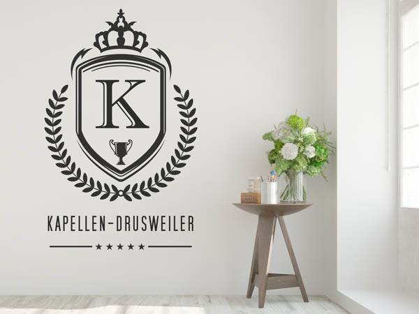 Wandtattoo Kapellen-Drusweiler Wappen