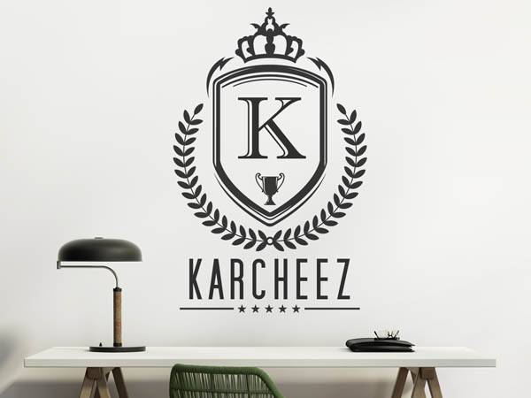 Wandtattoo Karcheez Wappen