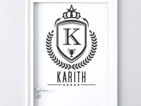 Wandtattoo Karith Wappen