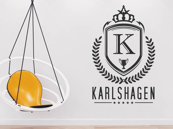 Wandtattoo Karlshagen Wappen
