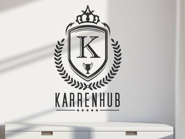 Wandtattoo Karrenhub Wappen