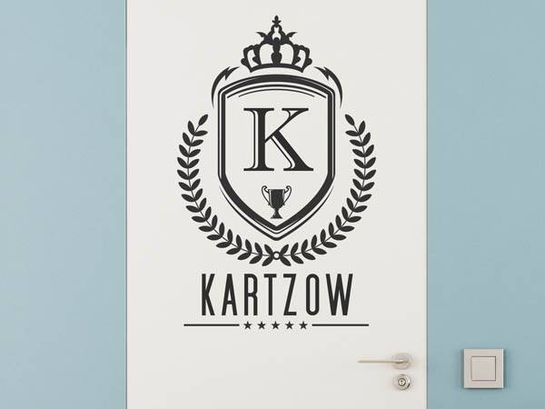 Wandtattoo Kartzow Wappen