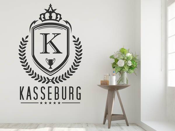 Wandtattoo Kasseburg Wappen
