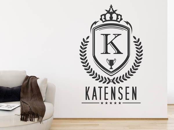 Wandtattoo Katensen Wappen