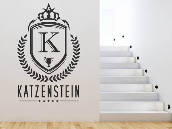 Wandtattoo Katzenstein Wappen