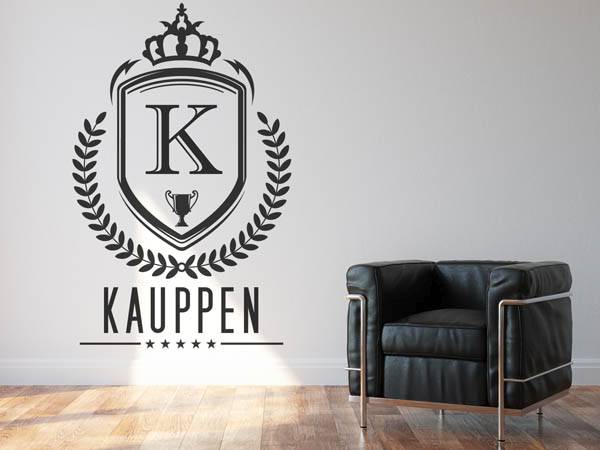 Wandtattoo Kauppen Wappen