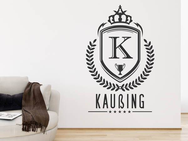 Wandtattoo Kaußing Wappen