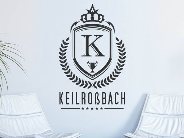 Wandtattoo Keilroßbach Wappen