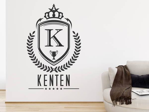 Wandtattoo Kenten Wappen