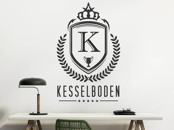 Wandtattoo Kesselboden Wappen