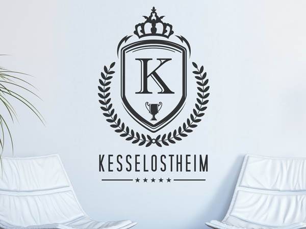 Wandtattoo Kesselostheim Wappen