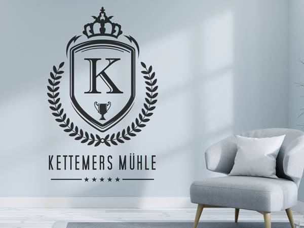 Wandtattoo Kettemers Mühle Wappen