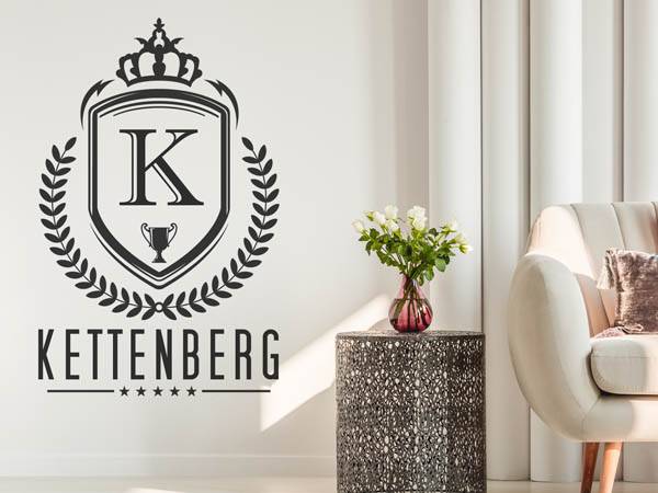 Wandtattoo Kettenberg Wappen
