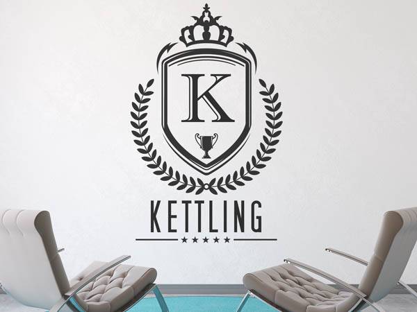 Wandtattoo Kettling Wappen