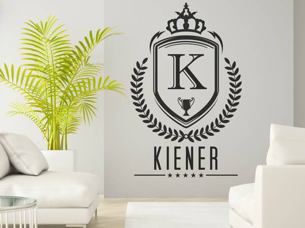 Wandtattoo Kiener Wappen