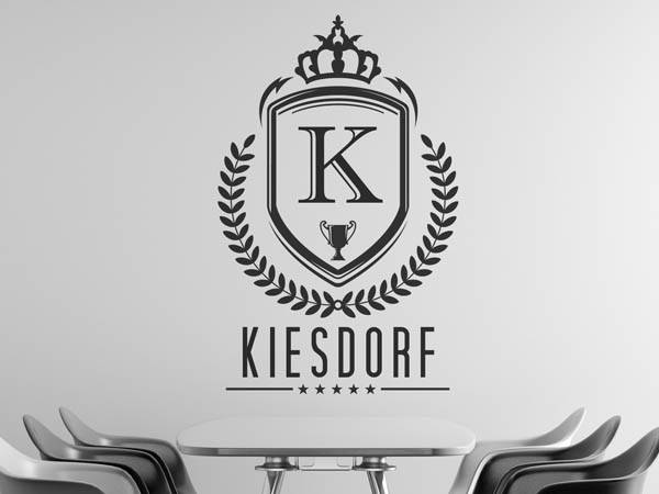 Wandtattoo Kiesdorf Wappen