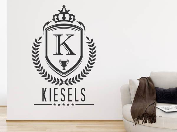 Wandtattoo Kiesels Wappen