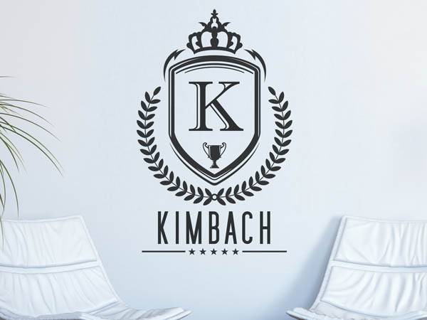 Wandtattoo Kimbach Wappen