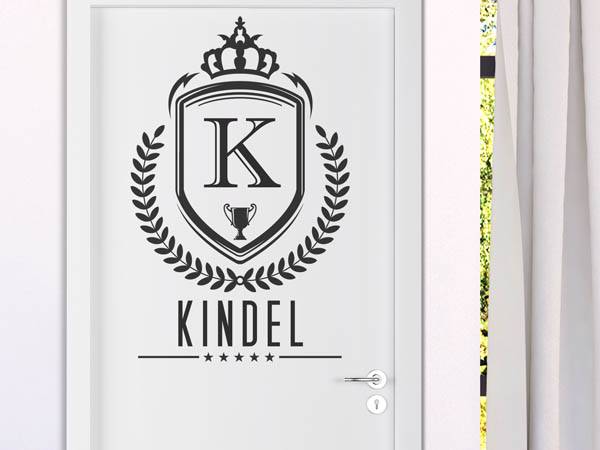 Wandtattoo Kindel Wappen