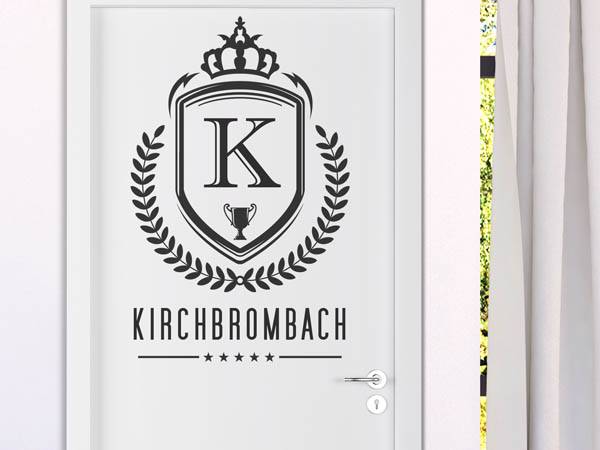 Wandtattoo Kirchbrombach Wappen