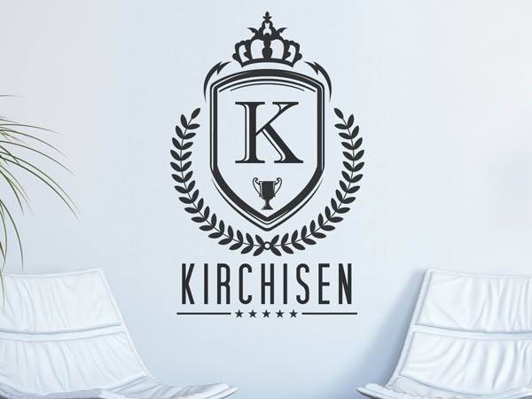 Wandtattoo Kirchisen Wappen