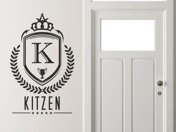 Wandtattoo Kitzen Wappen