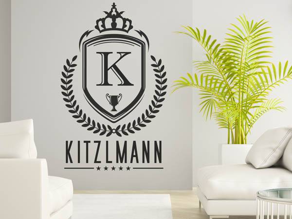 Wandtattoo Kitzlmann Wappen