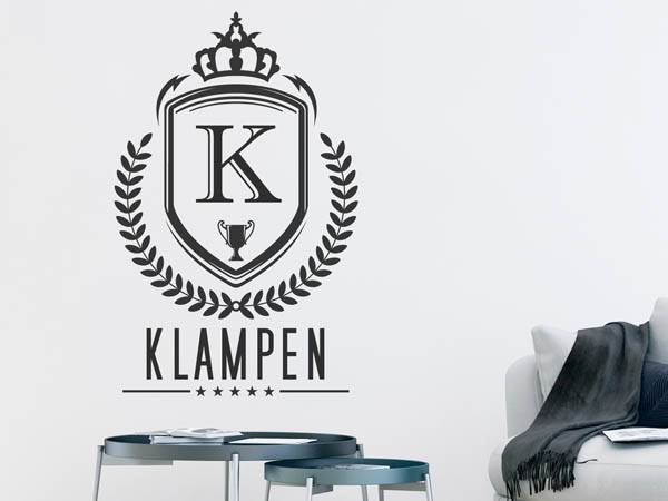 Wandtattoo Klampen Wappen