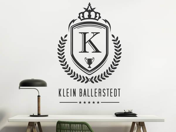 Wandtattoo Klein Ballerstedt Wappen