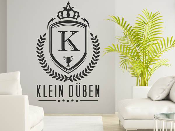 Wandtattoo Klein Düben Wappen