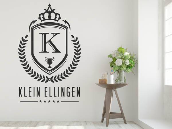 Wandtattoo Klein Ellingen Wappen