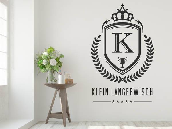 Wandtattoo Klein Langerwisch Wappen