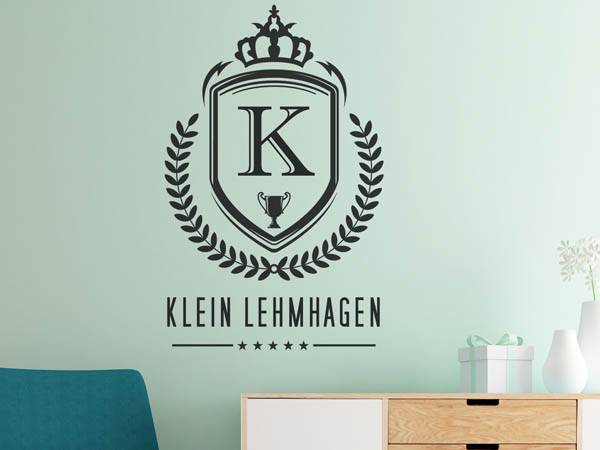 Wandtattoo Klein Lehmhagen Wappen