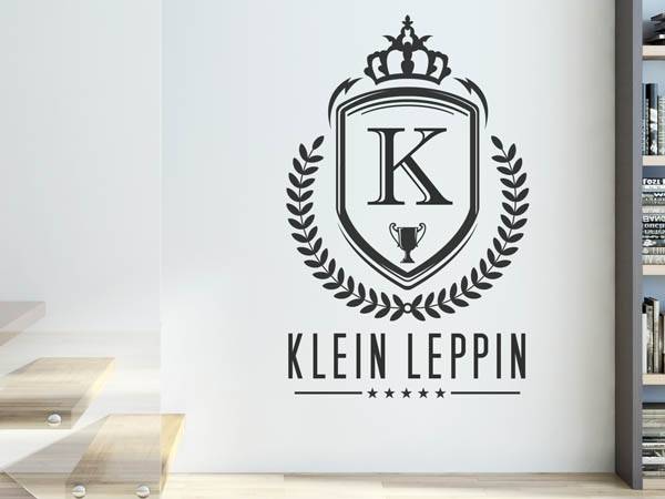Wandtattoo Klein Leppin Wappen