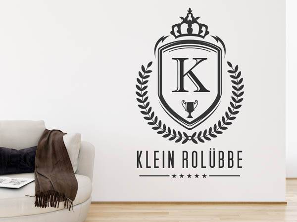 Wandtattoo Klein Rolübbe Wappen