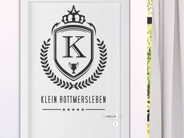 Wandtattoo Klein Rottmersleben Wappen