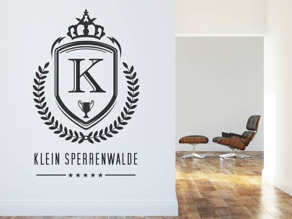 Wandtattoo Klein Sperrenwalde Wappen