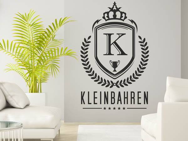 Wandtattoo Kleinbahren Wappen