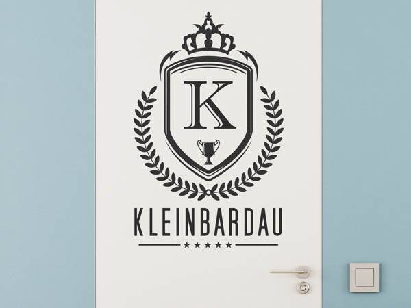 Wandtattoo Kleinbardau Wappen